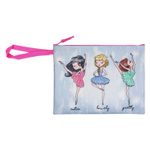 Папка для тетрадей BRAUBERG, А4, 1 отделение, ткань, молния сверху, "Girls", 229407