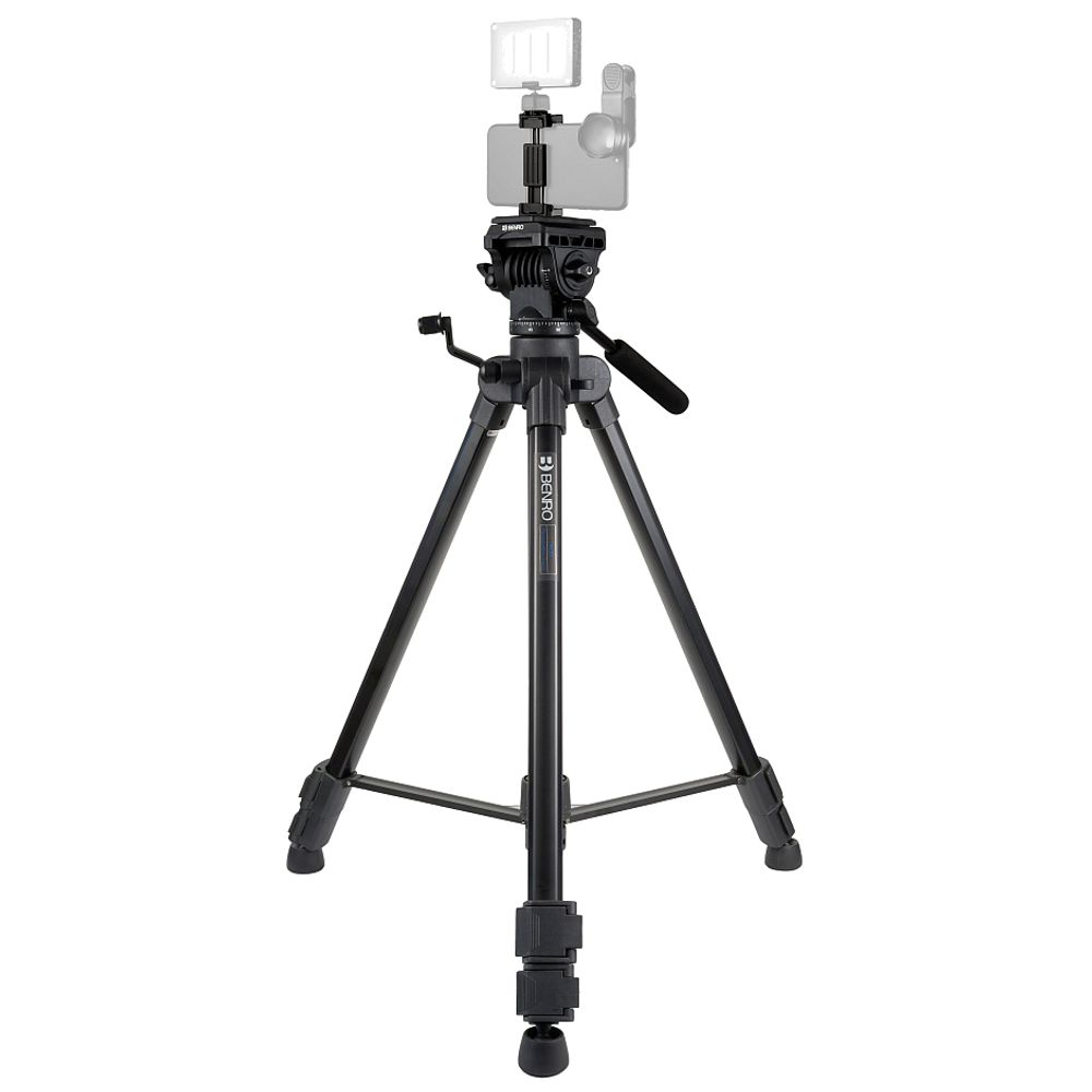 Штатив Benro T980EX+MH2N c держателем для смартфона