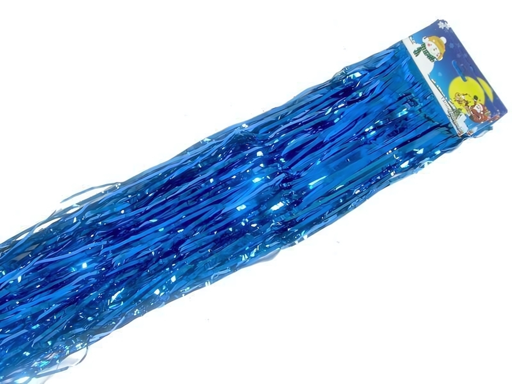 Дождь новогодний 1м синий (10шт)