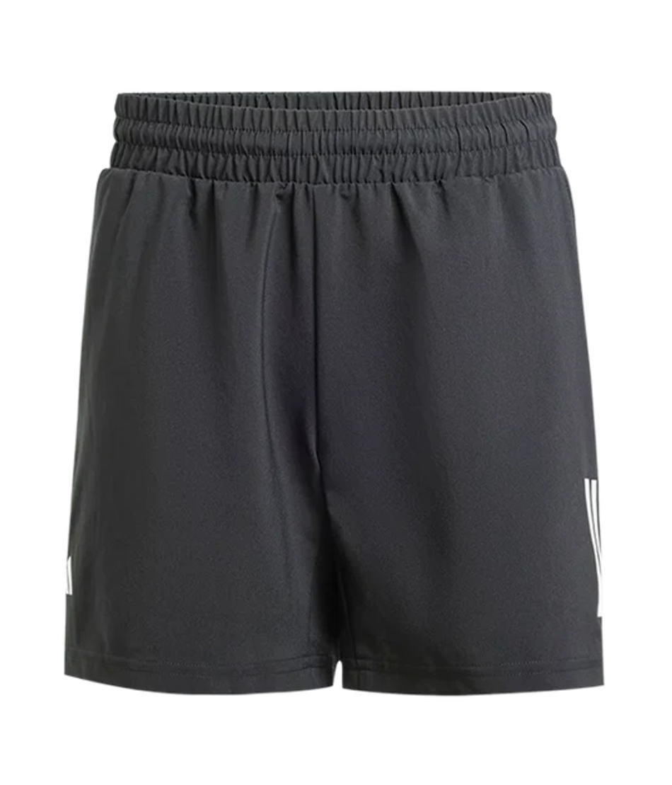 Шорты для падел Adidas Club 3S Junior Чёрные 2025 | Детская спортивная одежда