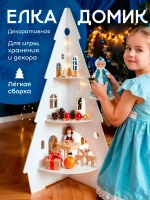 Новогодний декор для дома елка полка