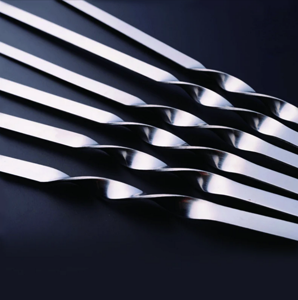 Набор шампуров 600х10х0,8мм, угловые с витком (6шт) Ecos