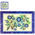 Салфетка на стол 43*28см в наборе 6+6шт «Олива»