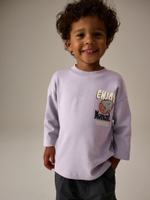 Лонгслив для мальчика Next B20-716, Сиреневый