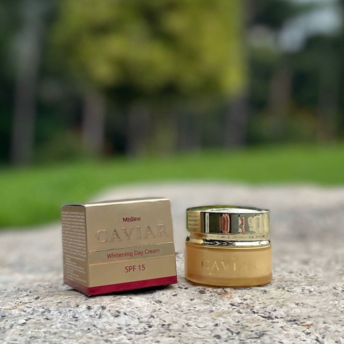 Дневной омолаживающий крем с экстрактом черной икры и коллагеном Caviar Whitening Day Cream Mistine