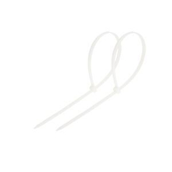 Хомут-стяжка нейлоновая REXANT 80x2,5 мм, белая, упаковка 25 шт.