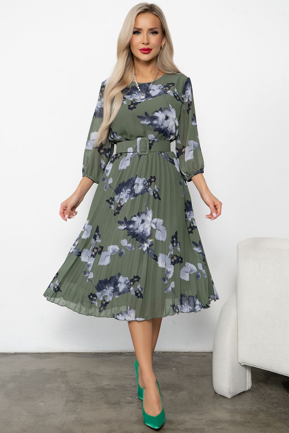 Платье  Каролина (фисташковый) Р11-1217/3 Nikol (Акция)