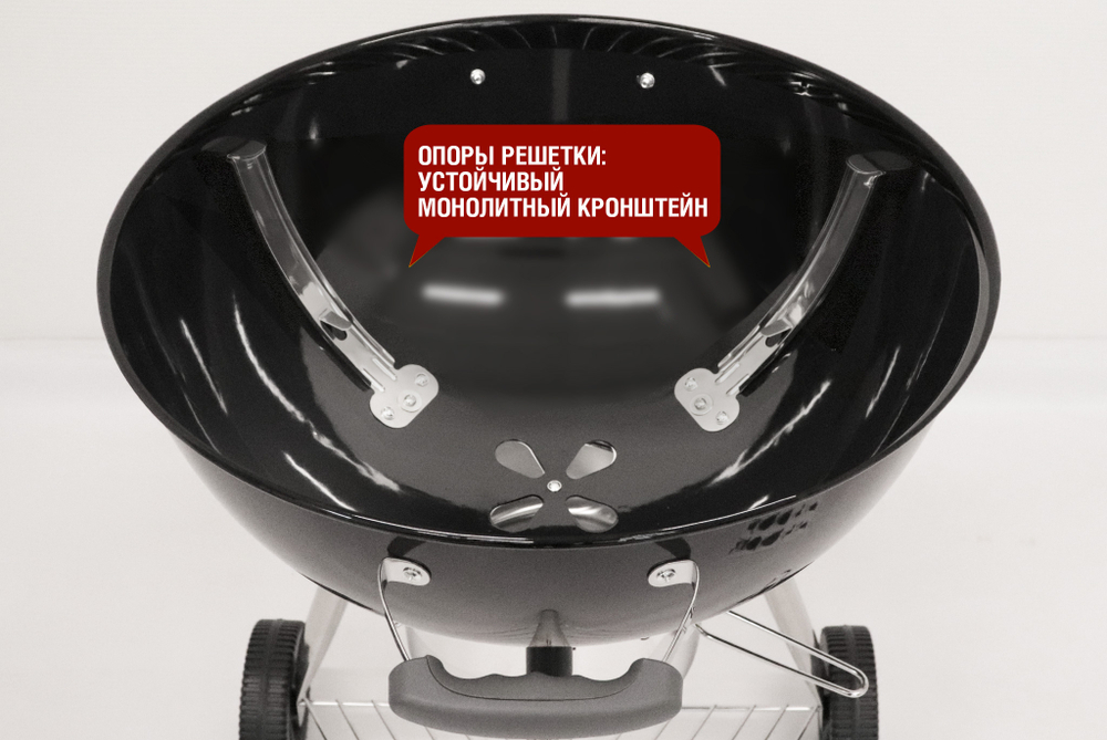 Круглый угольный гриль Start Grill TEMPER 22 дюйма, 57 см