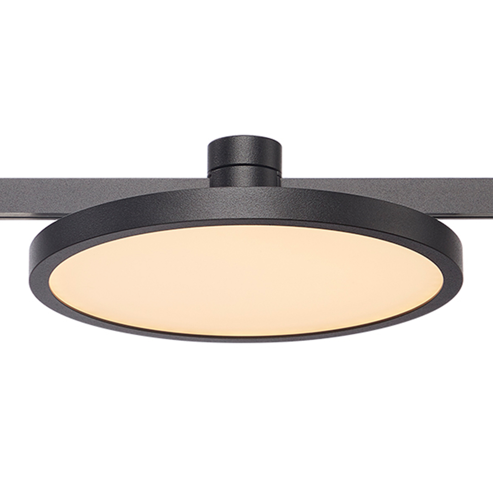 ST818.406.12 Магнитный трековый светильник FARM Черный LED 1*10W 3000K 500Lm Ra90 120 IP20 D168xH54 24V