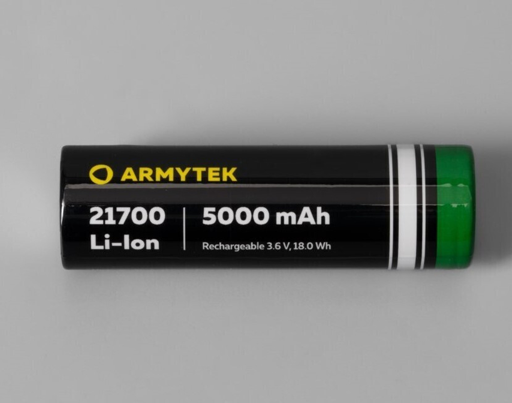 Аккумулятор ARMYTEK 21700 LI-ION 5000 мАч A03601