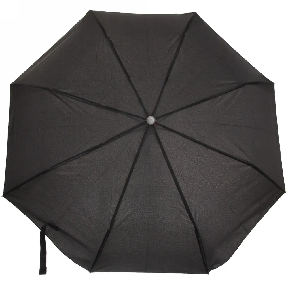 Зонт мужской полуавтомат «Ultramarine - Практик» цвет черный, 8 спиц, d-110см, длина в слож. виде 33см