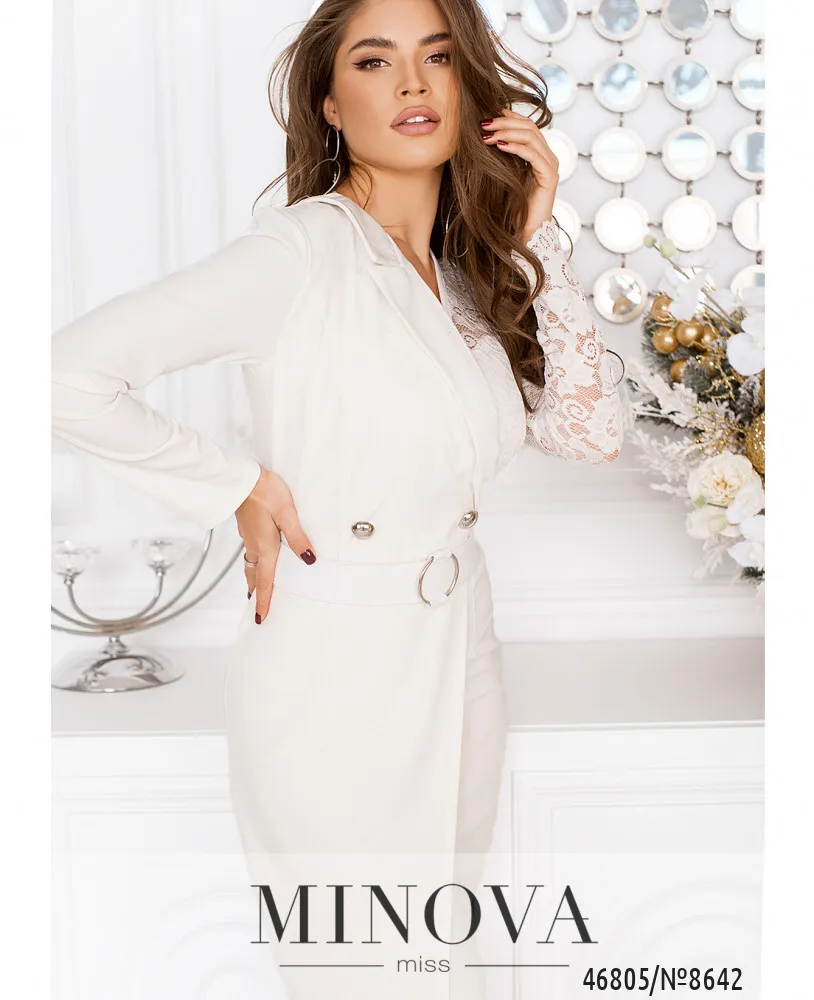 Платье 8642-молоко Minova