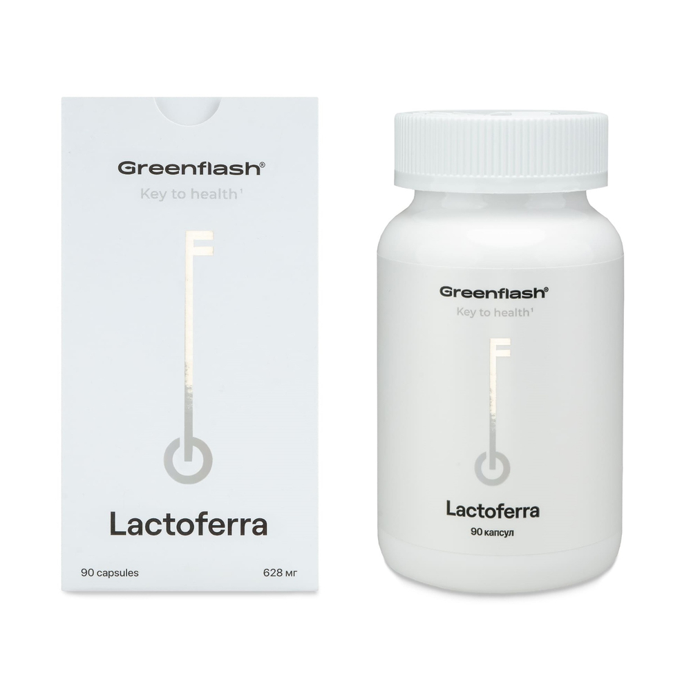 Greenflash Lactoferra Лактоферра - экстрапомощь иммунитету, 90капсул