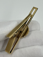 Зажим для галстука синий с якорем Stratton