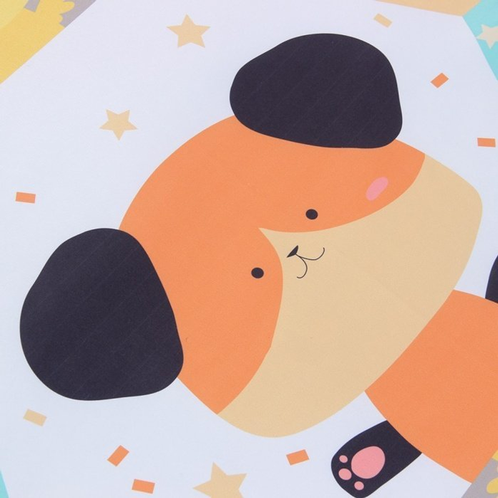 Развивающий коврик "Волшебная страна", музыка, игрушки 83*83*49