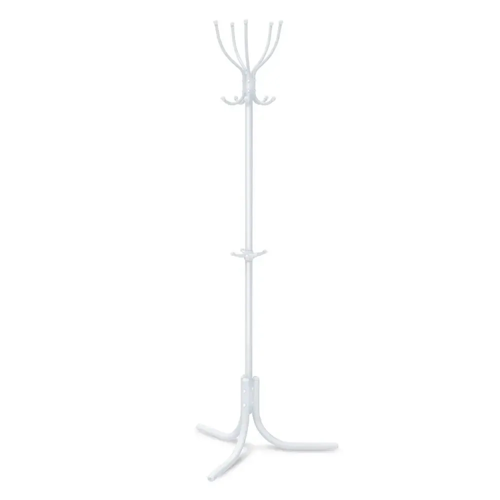 Вешалка напольная 600*600*1800мм (5 крючков) Матовый белый ВК5/МБ