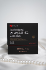 Витаминный комплекс D3 2000 МЕ + K2 Enhel Med с биоперином