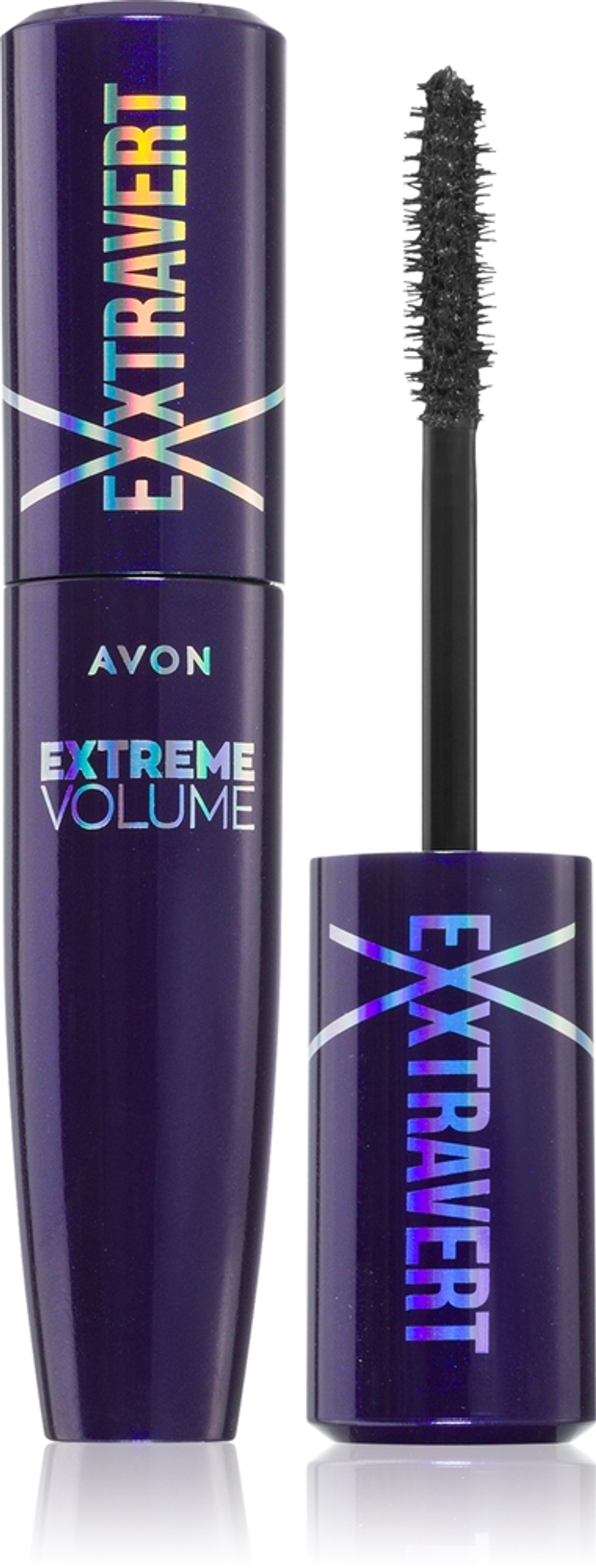 Avon Exxtravert Extreme Volume - Тушь, обеспечивающая максимальный объем ресниц оттенок Blackest Black, 9 ml