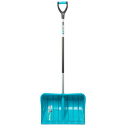 Лопата для уборки снега пластиковая Luxe, 540 х 375 х 1520 мм, стальной черенок, Palisad