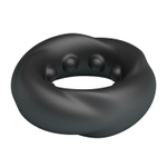 Черное эрекционное кольцо Daquez