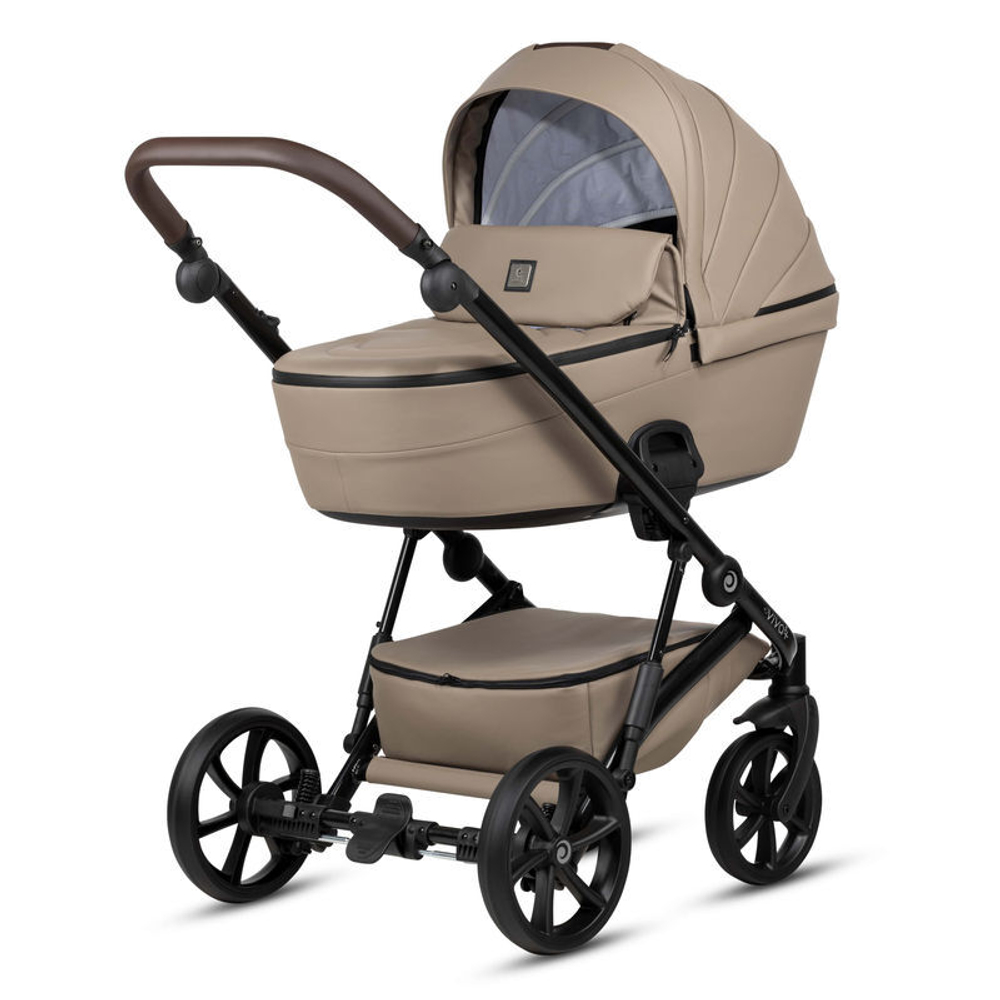 Tutis Коляска 2 в 1 VIVA 5+ Leather Cappuccino