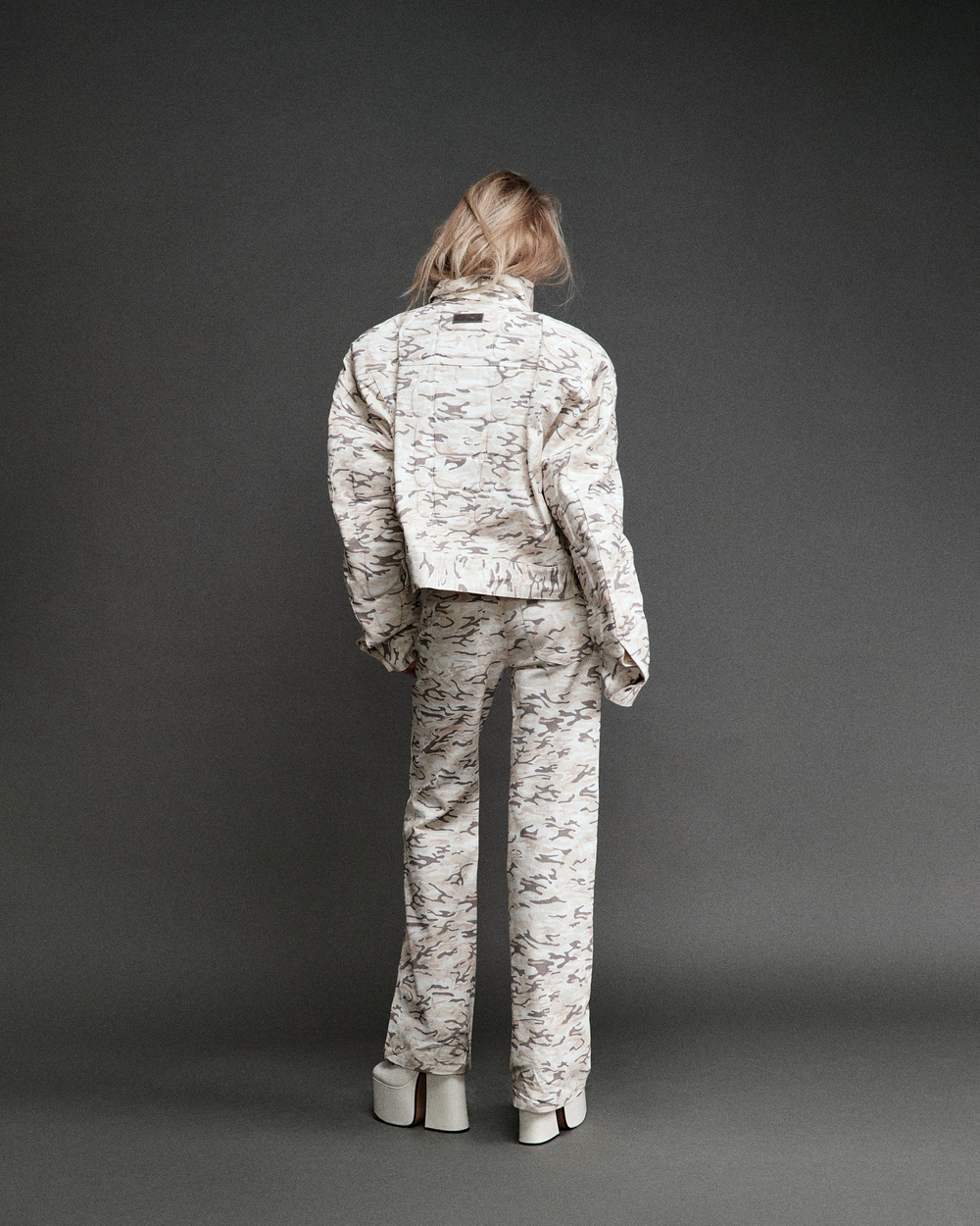 Куртка джинсовая  милитари