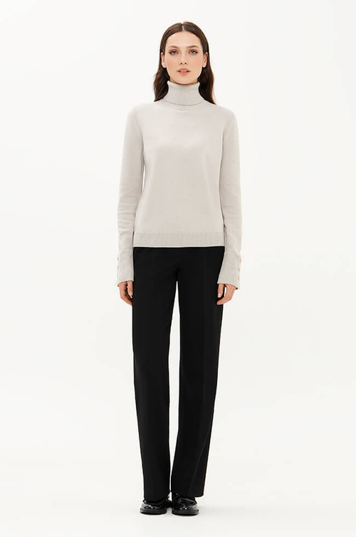 23375 Свитер женский (жемчужный)