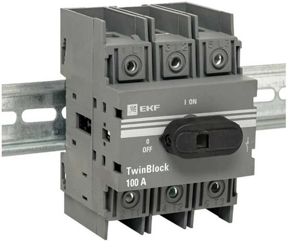 Рубильник  EKF tb-100-3p-f