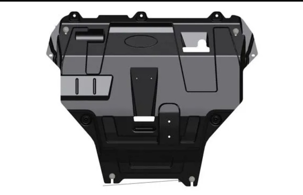 Защита картера двигателя, КПП (1,8 мм, сталь) для Ford Focus 2011-2020 Sheriff.08.3400