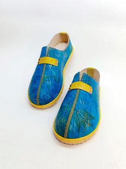 Слипоны кожаные "Ecoprint"