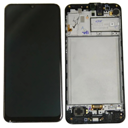 Дисплей для Samsung Galaxy M31 (M315F) с тачскрином и рамкой Черный - OR (SP)