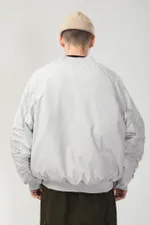 Бомбер CODERED Зимний Bomber Wide Пепельно-Светлая