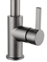 Смеситель для кухни c подключением фильтра WONZON & WOGHAND, Темный графит (WW-88458008-BGM)