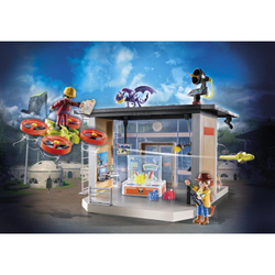 Playmobil -  Драконы. Девять Миров.  Лаборатория ИКАРИС + Дракончик +  2 фигурки 71084