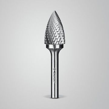ЗУБР 16х25 мм, тип G (парабола с острым углом), хв-к 6 мм, твердосплавная борфреза, ПРОФЕССИОНАЛ (28806-16-25)