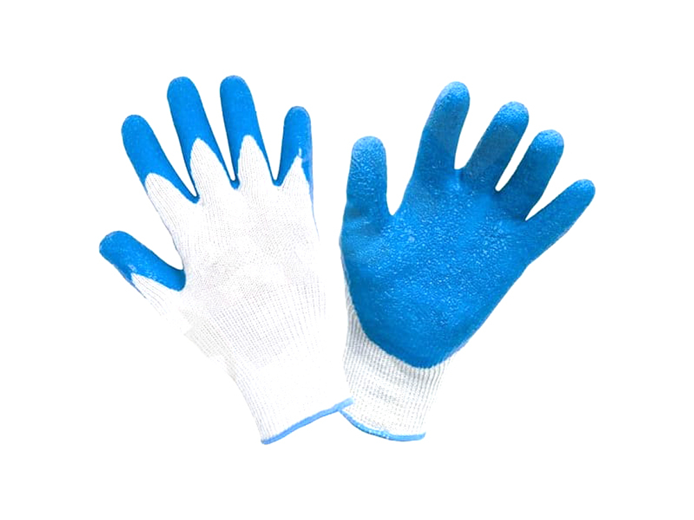 Перчатки х/б 13 кл.вязки полный облив нитрил Желтая (12шт/уп)(720шт/меш)