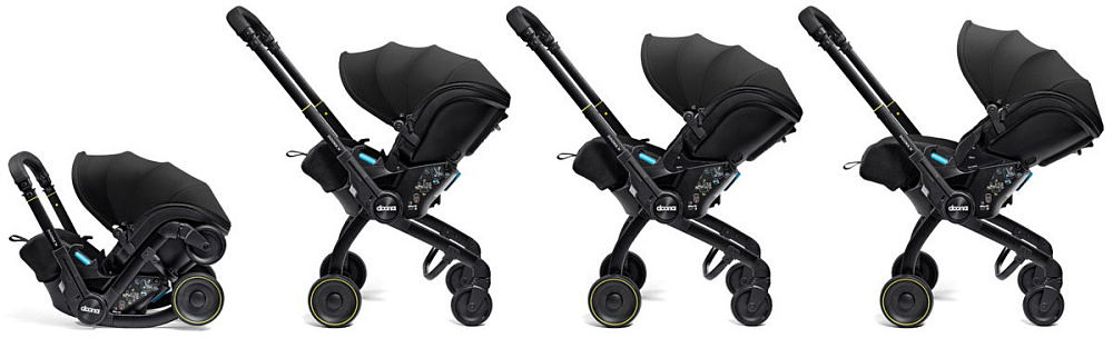 Коляска и Автокресло Doona X Nitro Black