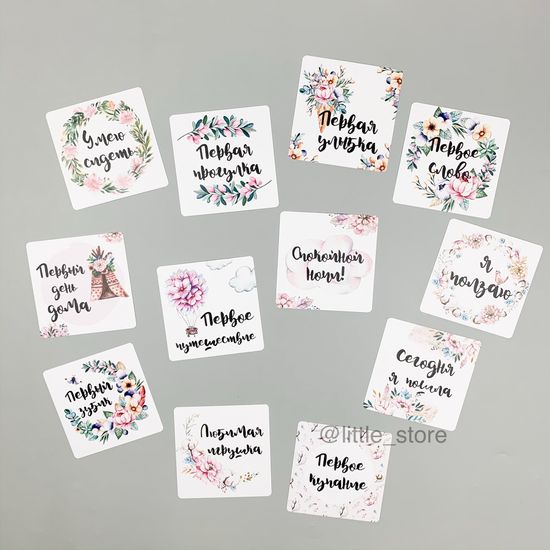 Набор открыток "Нежные цветы"