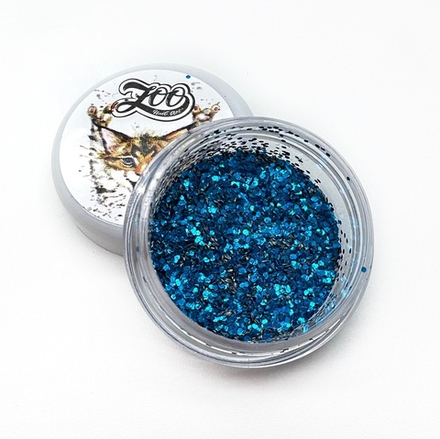 1735 Глиттер микс цветов 2г синий металлик