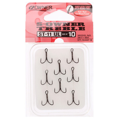 Крючок-тройник Owner Treble ST-11 UL №14