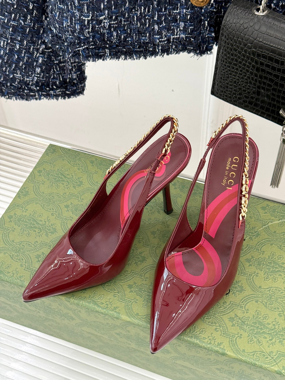 Gucci Signoria Slingback Pump 10.5 cm