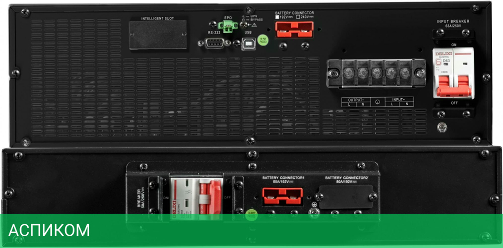 Источник бесперебойного питания Systeme Electric Smart-Save Online SRV 10000ВА (SRVSE10KRTXLI5U)