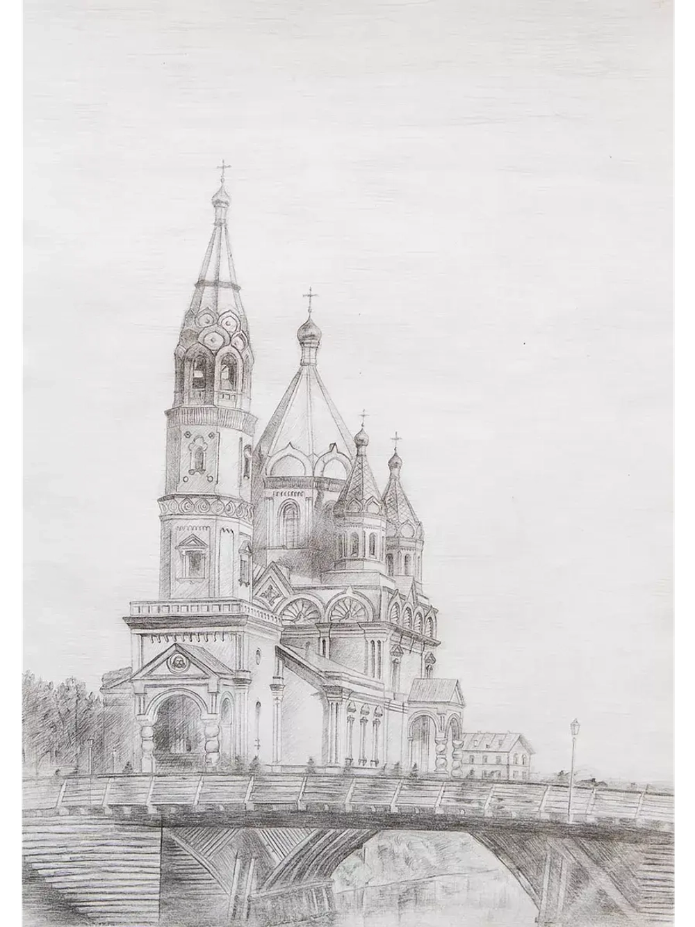Графика Церковь Мирония Д.Парм