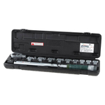 Динамометрический ключ 40-210 Нм. с набором рожковых насадок 13-30, 4673, Hans