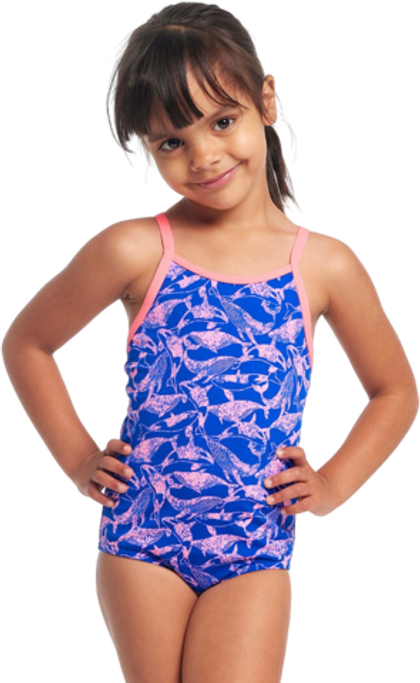 Купальник FUNKITA Toddler Girl's Minky Pinky