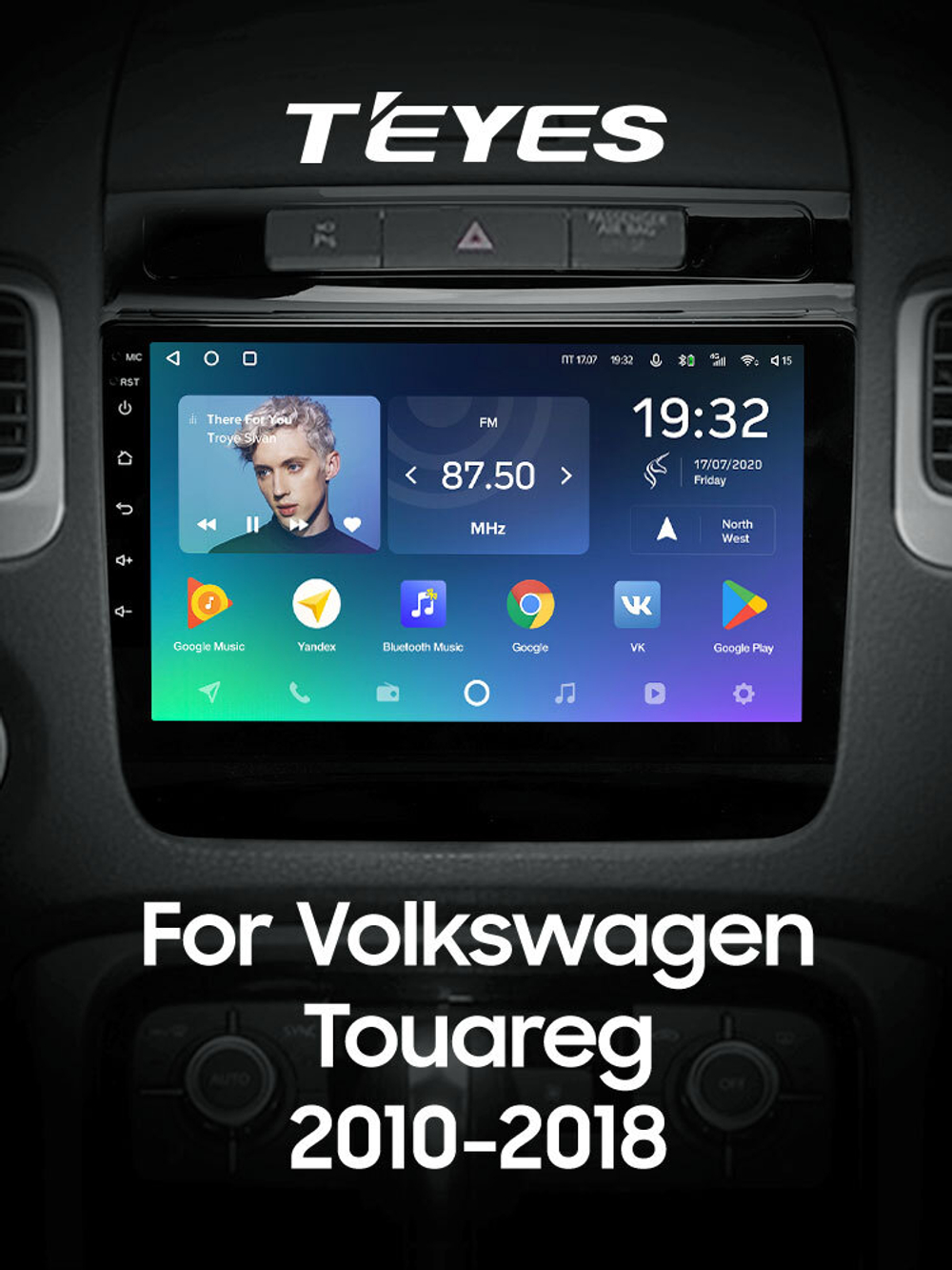 Teyes SPRO Plus 9"для Volkswagen Touareg 2010-2018