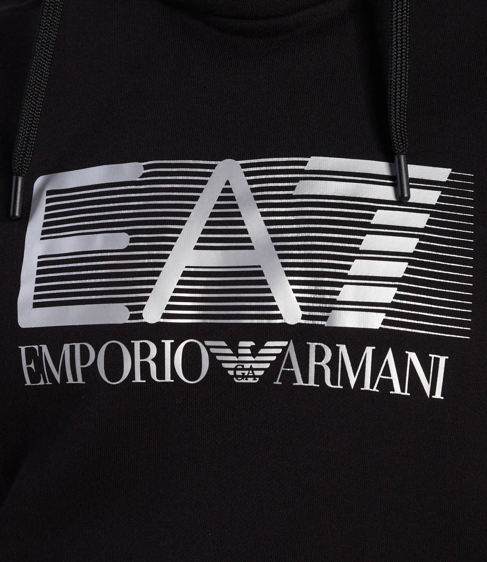 Худи EA7 - черный(6LPM25 PJ07Z)
