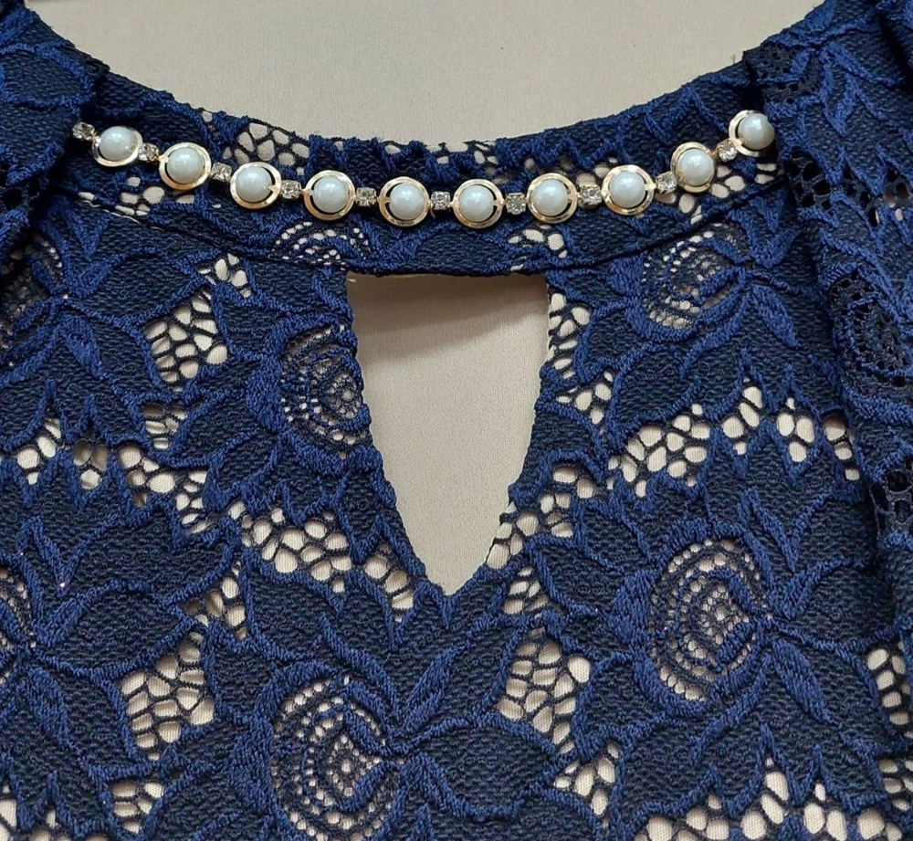 Платье женское нарядное новогоднее праздничное на праздник кружево кружевное синее тёмно-синее золотое большой размер 56 шифон трикотаж вискоза силуэтное футлярное по фигуре