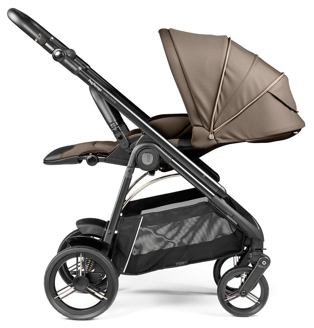 Коляска Peg Perego Veloce New Belvedere Lounge 3 в 1 Pine Bark
