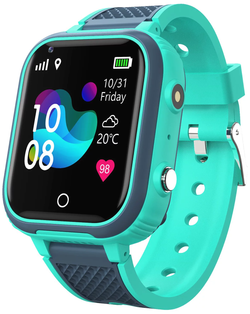 Детские умные часы Smart Baby Watch LT-21 4G Wi-Fi, зеленый